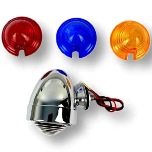 Motorcycle Lighting System Vesp PX180 150 Lamp Chrome Brake Driving Light Turn Signal Light Indicator