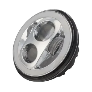 Motorcycle Lighting System for Harley Davidson Lamp 5.75 Inch LED Headlight with Halo Ring
