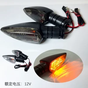 Motorcycle Parts Modification 12V signal Turn Light Smoked Lens Transparent Lens