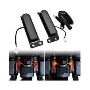 Motorcycle Saddlebag Filler Tail Light Turn signal for Harley Davidson HD Touring