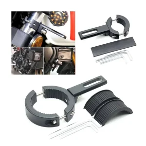 Motorcycle Spotlight Mount Universal Motorcycle Fog Light Bracket Fork Ear Chopper Headlamp Holder Accesorios Para Motocicleta