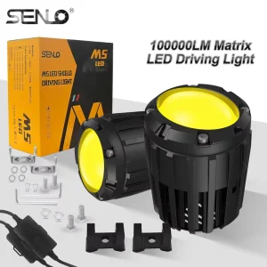 Motorcycle Spotlight Universal Bicycle Driving Lamp Fog Light for Motorbike Truck Car Boat Auxiliary Lights Audi Benz