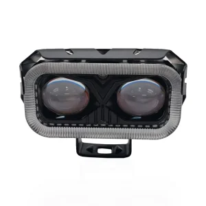 Motorcycle Spotlights With RGB Auxiliary Light Led Headlight Mini Driving Lights Work Light Fog Lamp DRL Bulb for Car