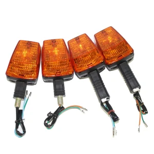 Motorcycle Turn Signal Indicators Lights Set 4 Pieces Front and Rear Motorcycle Turn Signal Light for MZ ETZ 250 for MZ ETZ 251
