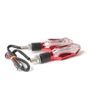 Motorcycle Turn Signal Tail LED Lights Rechargeable Bike Rear Light Motorbike Accessories