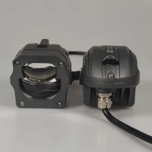 Motorcycle Wireless Switch 45W Spotlight IP68 Waterproof Fog Light CNC Aluminum Hi Lo Beam Auxiliary Driving Headlight