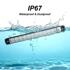 Motorhomes Step Light PIR Motion Sensor 12V 24V 8W 800lm Stair Down Foot Lamps IP67 for RVs Vans