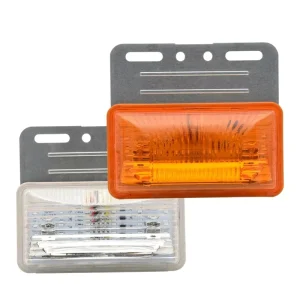 Multi Bar COB LED Side Marker Light Aluminum Bracket Amber White 12V 24V Truck Trailer Lorry Van Bus Waterproof