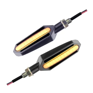 Multi-color LED Sequential Turn Signal Light for Motorcycle Waterproof Indicator With E-mark