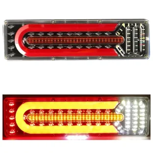 Multi functional LED Trailer Tail Light Stop Reverse Turn Direction Lamp with Dynamic Indicator for Traffic Truck