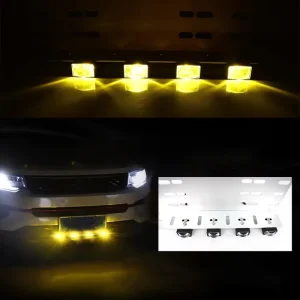 Multicolor 4000lm Auto Lighting Systems Mini Grille Lights Bulb 4500k 6000k 3000k Auxiliary for Car Truck
