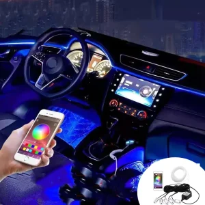 Multicolor Led Ambient Light Car Interior Led Light for BMW E90 Audi A7 Mercedes W212 Carbon
