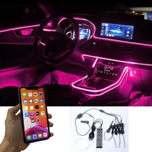 Multicolor Led Interior Set Car Led Ambient Light for lexus Es350 audi A6