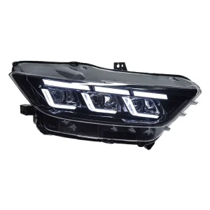 Mustang Headlight Assembly Replacement Modified LED Daytime Running Lights Flowing Turn Signals 12 V 55 W