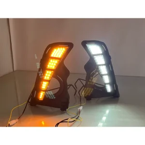 Mustang Style 2-Color Flowing LED Daytime Running Lights New 1 Year Warranty 12V for Toyota Highlander