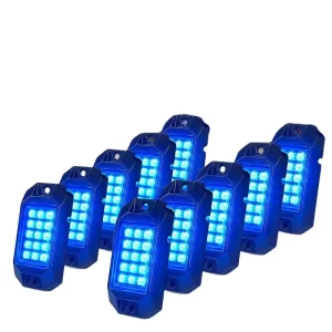 N2 LED Rock Light Solid ABS Body Extra Durability for App Control Via RF Remotes Auto Exterior for All Vehicles