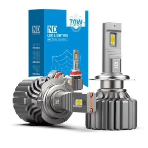 NAO ND Auto 140W Spider Headlight Led Focos Car H11 Lamp H4 Luces Faros Led Headlights