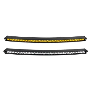 NUYEER New 32 Inch 4×4 Curved Single Row Offroad LED Light Bar 150 Watts Spot Flood Durable Performance