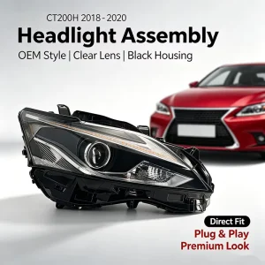 Nafu Factory Front Headlamp For Lexus CT200h 18 20 Facelift Halogen Headlight Custom OEM Auto Replacement Lamp Assembly Parts