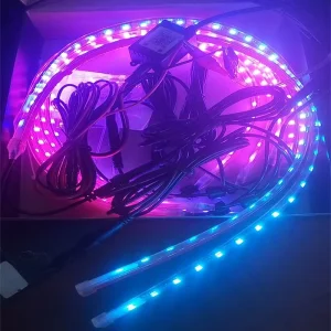 Neon Underglow Led Light Strip RGB LED Strip Light Full Color Ws2811 Strip Pixel Car Underbody Exterior Kit with Music Mode