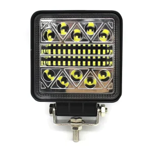 New 102W Car LED Work Lights White Light with Explosive Flash Off-road Vehicle Spotlights Motorcycle Headlights