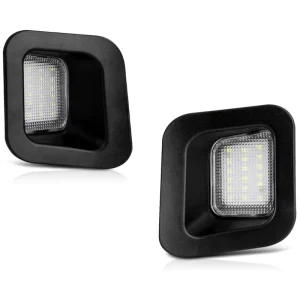 New 12V 5W Auto Light Black Decoding Pickup Truck LED License Plate Lamp for 1500 2500 3500