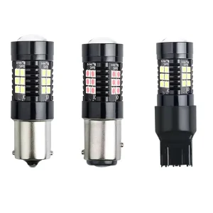 New 12V 6000K Car Led Lights Bulb 1156 1157 BA15S LED Fog Light 3030 21SMD Reversing Brake