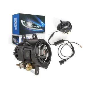 New 12V 6000K Fog Lights Projector Auxiliary Headlights High Low Beam LED for Universal Fitment Cars