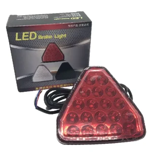 New 12V Red Strobe LED Car Pilot Stop Safety Light Rear Tail Light Warning Brake Signal Lamp