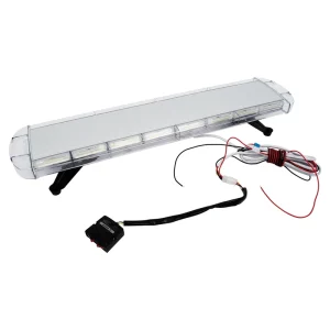 New 220W COB DC12 24V 47 Inch Amber Combo Beam 8000 Lumens Warning LED Light Bar for ABG Cars