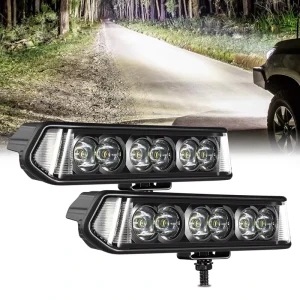 New 7inch Single Row 72W 12V IP67 Waterproof LED Light Bar Side by Side Spot for ATV UTV Road Use Nova