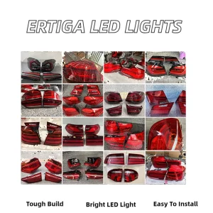 New ABS LED Tail Lights for Suzuki Ertiga R3 with Red Lens Plug and Play