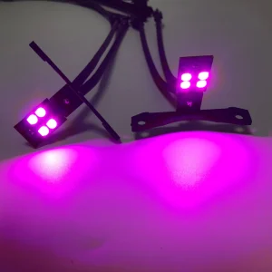 New APP Control Car LED Devil Eye Daytime Running Lights Flow RGB SK6812 Demon Eyes for Headlights Mini Projector Lens