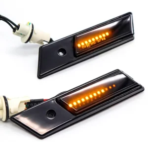 New Amber Dynamic Sequential LED Side Indicator Marker Lights for 3er 5er 7er E36 E34 E32 86-96 Turn Signal
