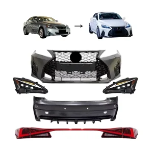 New Arrival Plastic Body Kit for Lexus IS250 IS300 Upgrade to Old to New Car Bumper Headlight Through Taillight