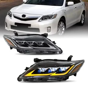New Auto Parts LED Headlight Assembly 12V 6000K Plug and Play Upgrade Car Accessories for Toyota Camry