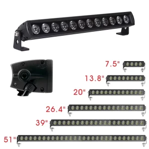 New BRTLED Auto Lighting System Car Bumper LED 12v Auxiliary Single Row Straight Curved Bar Light Slim Bright 4×4 Offroad Light