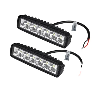 New Best Sellers 18W LED Light Bar & Driving Fog Lights IP67 Waterproof Universal Fitment KS Brand