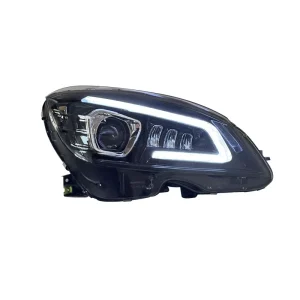 New C-Class W204 Headlight Assembly C180 C260 C200 Modified LED 12V Running Turn Signal Daytime Running Lights