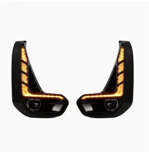 New Car Modified LED Daytime Running Light Yellow White Turn Signal Relay Waterproof for Toyota Hilux REVO DRL Upgrade