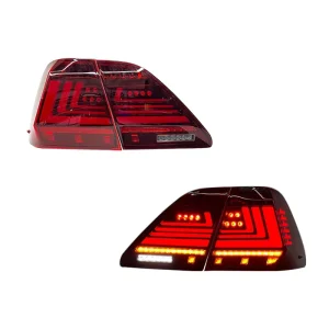 New Car Red Modified LED Tail Lights Driving Braking Turn Signals for Lexus LS430 Rear Lamp Assembly