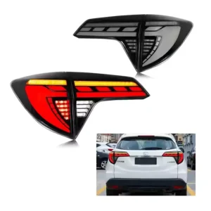 New Clear HR-V Vezel LED Taillights 6000K Color Temperature Fog Brake Turn Signal Reverse