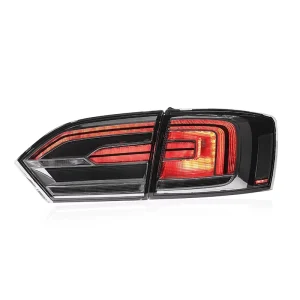 New Clear Lens Full LED Rear Lamp 4000 Lm 6000K Tail Light Assembly Sagitar MK6 Plug & Play