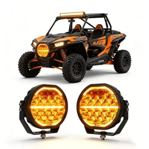 New Design Dual Color LED Work Fog Light Bar Off Road 4×4 ATV Truck LED Light