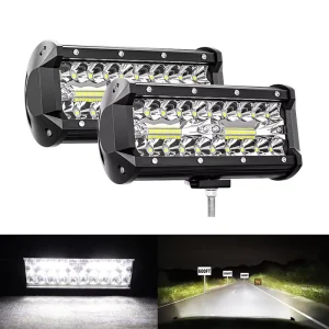 New Design Led Driving Light 12V 120W Combo 3030 40led Car Truck Off road 24v Barra Led Roof 7inch White Led Light Bar
