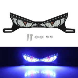 New Design Motorcycle LED Lighting System Triangle Devil Eye Sequential Turn Signal Indicators Universal Fit