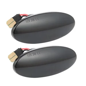 New Dynamic Sequential 12V LED Side Marker Turn Signal Light for Nissan Micra K12 Tiida C11 Note E11 Amber Flashing Indicator