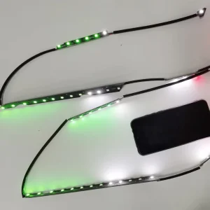 New G37 Sedan RGB Flow LED Retrofit Headlight Car Lights 12V
