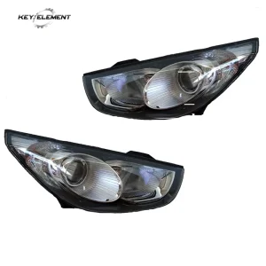 New High Quality 72W 12V Car Halogen Headlight Assembly OEM 92101-2Y000 92102-2Y000 Tucson 1 Year Warranty
