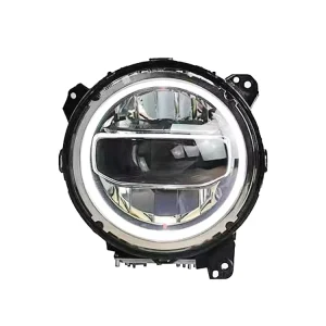 New High Quality for Wrangler JK Car Logo LED Headlight with Clear Lens 5000K 3000 Lm 12V